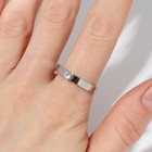 Кольцо XUPING стандарт, цвет белый в серебре, размер 17 - Фото 2