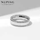 Кольцо XUPING стиль, цвет серебро, размер 18 - фото 9974243
