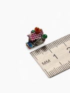 Шарм «Домик» сказочный, цветной в чернёном серебре 9897139