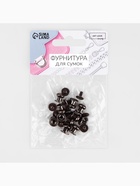 Кобурный винт d=7.9/8.5×8.5 мм, 10 шт., цвет чёрный никель 9898283