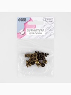 Кобурный винт d=7.9/8.5×8.5 мм, 10 шт., цвет бронзовый - Фото 4