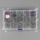 Кнопки рубашечные, открытые, в органайзере, d=9.5 мм, 200 шт., разноцветные - Фото 4