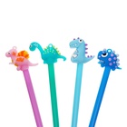 Ручка-прикол Calligrata «Зверушки», автоматическая, синий стержень, гелевая, МИКС (комплект 12 шт) - фото 68127560