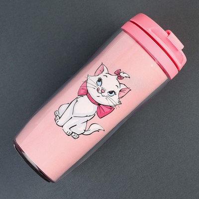 Термостакан детский со вставкой, 350 мл «Кошечка Мари», Коты аристократы