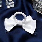 Резинка для волос бант "Школьница" классика галант, 8х4 см, сине-белый (комплект 6 шт) - фото 23389021 Резинка для волос бант "Школьница" классика галант, 8х4 см, сине-белый (комплект 6 шт) - фото 23389021