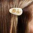 Заколка для волос акриловая каплевидная «Нежность», микс, 4 х 2 см - Фото 6