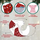 Подгузник многоразовый «Новогодняя красная клетка», 0-36 мес., красный, Крошка Я - Фото 3