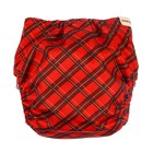 Подгузник многоразовый «Новогодняя красная клетка», 0-36 мес., красный, Крошка Я - Фото 7