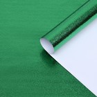 Бумага фольгированная 50 х 70 см, цвет зелёный - фото 320774879