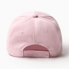 Кепка для девочек MINAKU "Корона" цвет розовый, р-р 52 - фото 24688714