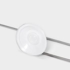 Держатель для полотенец на вакуумной присоске Доляна, 26.5×6.5×6 см - Фото 3