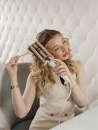 Плойка Luazon LW-05, 35 Вт, керамическое покрытие, d=25 мм, 220°С, белая - Фото 4