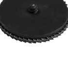 Круг лепестковый торцевой ТУНДРА, по нержавеющей стали, для дрели, М8, 75 мм, P80, 3 шт. - фото 8082427