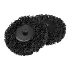 Круг коралловый по металлу ТУНДРА, для шлифовки и полировки, для дрели, М8, 75 мм, 2 шт. - Фото 2