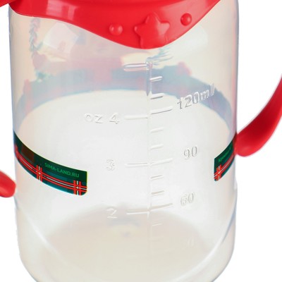 Подарочный набор новогодний, «Наше чудо»: бутылочка для кормления 150 мл., пустышка силикон ортодонтическая, Крошка Я