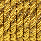 Шнур витой, d = 8 мм, 9 ± 1 м, цвет золотой - Фото 2