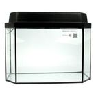 Аквариум «Панорамный» с крышкой, 40 л, 51×23×34/39 см, чёрный - Фото 4