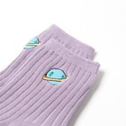 Носки детские MINAKU "Планета", цвет фиолетовый , размер 11-15 см - Фото 2