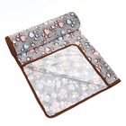 Плед для животных "С любовью", 104 х 72 см, серый - Фото 3