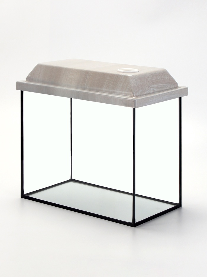 Аквариум «Прямоугольный» с крышкой, 30 л, 40×23×32/37 см, беленый дуб - Фото 1