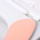 Наклейка на унитаз однотонные, 2 шт. (розовая) - Фото 4