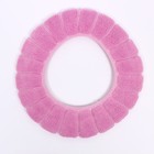 Мягкий чехол накладка на крышку и сиденье унитаза (розовая) - фото 9829602