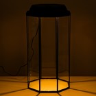 Аквариум «Восьмигранный» с крышкой, 50 л, 33×33×60/67 см, чёрный - Фото 2