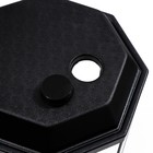 Аквариум «Восьмигранный» с крышкой, 50 л, 33×33×60/67 см, чёрный - Фото 5