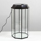 Аквариум «Восьмигранный» с крышкой, 50 л, 33×33×60/67 см, венге - Фото 3