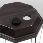 Аквариум «Восьмигранный» с крышкой, 50 л, 33×33×60/67 см, венге - Фото 4