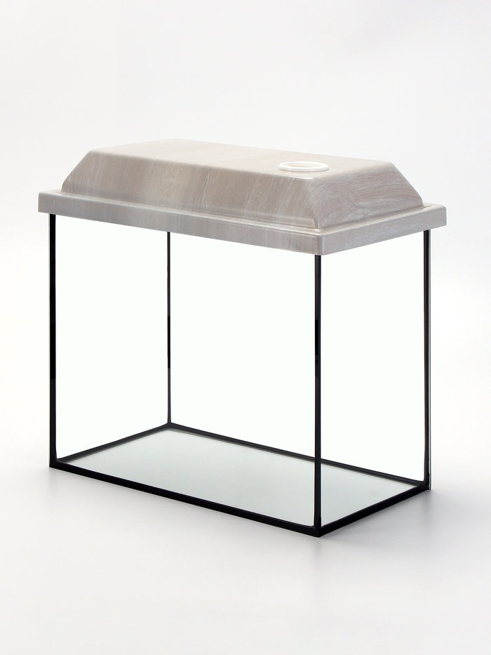 Аквариум «Прямоугольный» с крышкой, 20 л, 36×19×29/34 см, беленый дуб - Фото 1