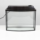 Аквариум «Телевизор» с крышкой, 30 литров, 46×20×33/38 см, венге - Фото 7