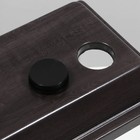 Аквариум прямоугольный с крышкой, 30 литров, 40 х 23 х 32/37 см, венге - Фото 3