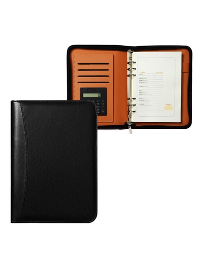 УЦЕНКА Ежедневник-органайзер Calligrata, А5, 96 листов, на молнии, с калькулятором, обложка из искусственной кожи