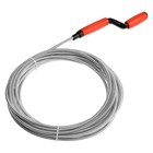 Трос сантехнический ZEIN engr, оцинкованный, с вращающейся ручкой, d=6 мм, L=10 м - Фото 5