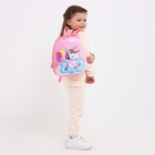 Рюкзак детский на молнии, цвет розовый - фото 25464459