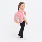 Рюкзак детский на молнии, цвет розовый - фото 9740644