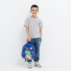 Рюкзак детский на молнии, цвет синий - фото 11076400