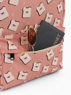 Рюкзак школьный из текстиля на молнии, 3 кармана, размер 28×12.5×37 см, розовый 9853321