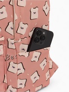 Рюкзак школьный из текстиля на молнии, 3 кармана, размер 28×12.5×37 см, розовый 9853321