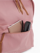 Рюкзак школьный на молнии, с карманами, однотонный, размер 28×12×41 см, розовый - фото 52064683