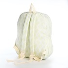 Рюкзак школьный из текстиля на молнии, 3 кармана, цвет зелёный - фото 11076488
