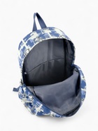 Рюкзак школьный на молнии, с карманами, с принтом, размер 28.5×12×41 см, синий - Фото 6