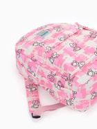 Рюкзак школьный на молнии, с карманами, с принтом, размер 28.5×12×41 см, розовый - Фото 3