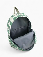 Рюкзак школьный на молнии, с карманами, с принтом, размер 28.5×12×41 см, зелёный 9853338