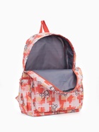 Рюкзак школьный на молнии, с карманами, с принтом, размер 28.5×12×41 см, оранжевый - Фото 6