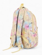 Рюкзак школьный на молнии, с 2 отделами, с карманами, размер 30×15×44 см, жёлтый 9853348