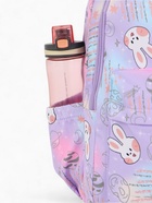 Рюкзак школьный на молнии, с 2 отделами, с карманами, размер 30×15×44 см, сиреневый 9853349