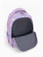 Рюкзак школьный на молнии, с 2 отделами, с карманами, размер 30×15×44 см, сиреневый 9853349