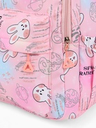 Рюкзак школьный на молнии, с 2 отделами, с карманами, размер 30×15×44 см, розовый 9853350